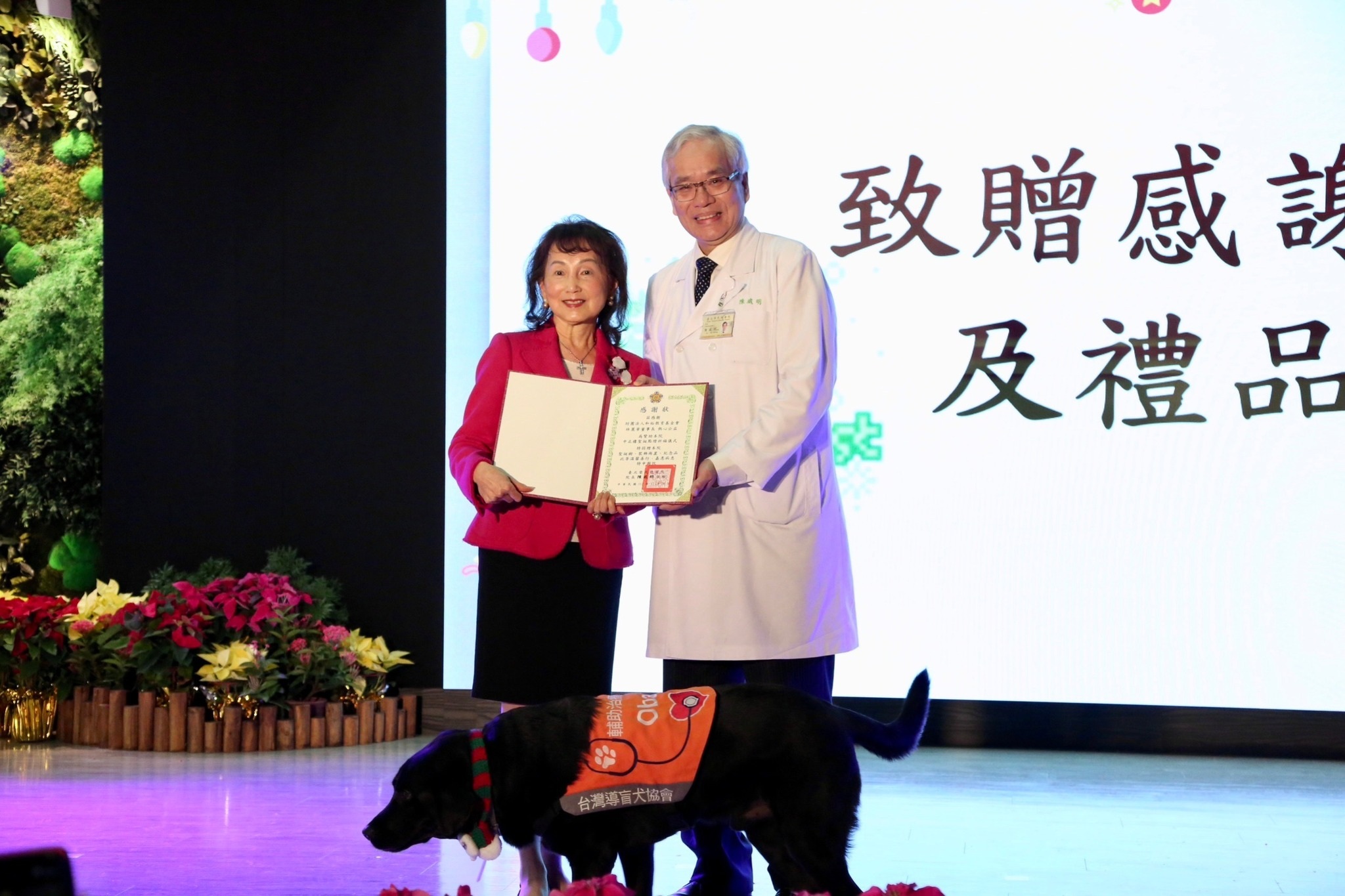 112/11/28 臺北榮民總醫院聖誕點燈 傳遞祝福